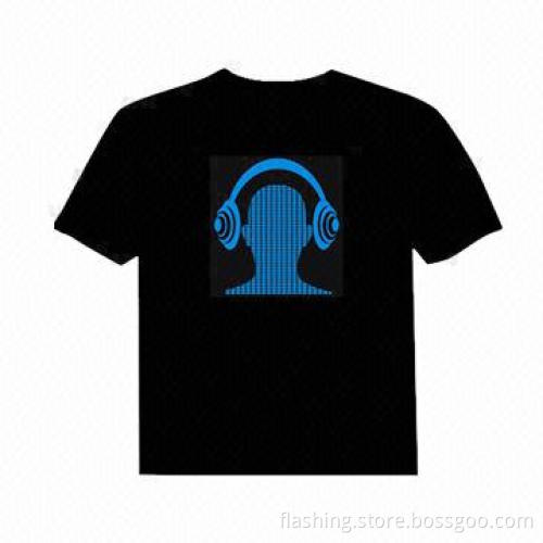 Hot Selling Flashing LED T-shirt Equalizer